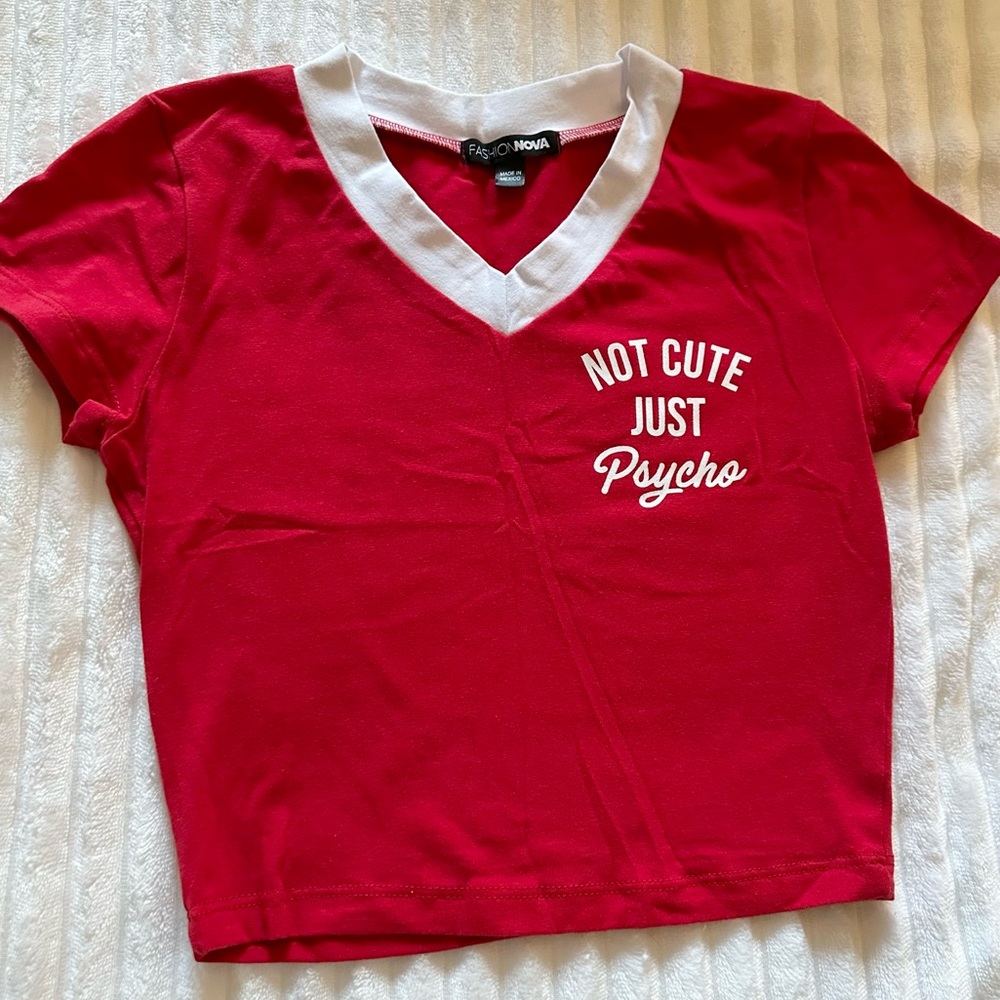 Graphic Crop Top